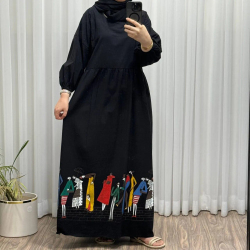 پیراهن ساحلی لینن فری سایز تا 52 زنانه کد 713 بنددار شیک و راحت چهارفصل