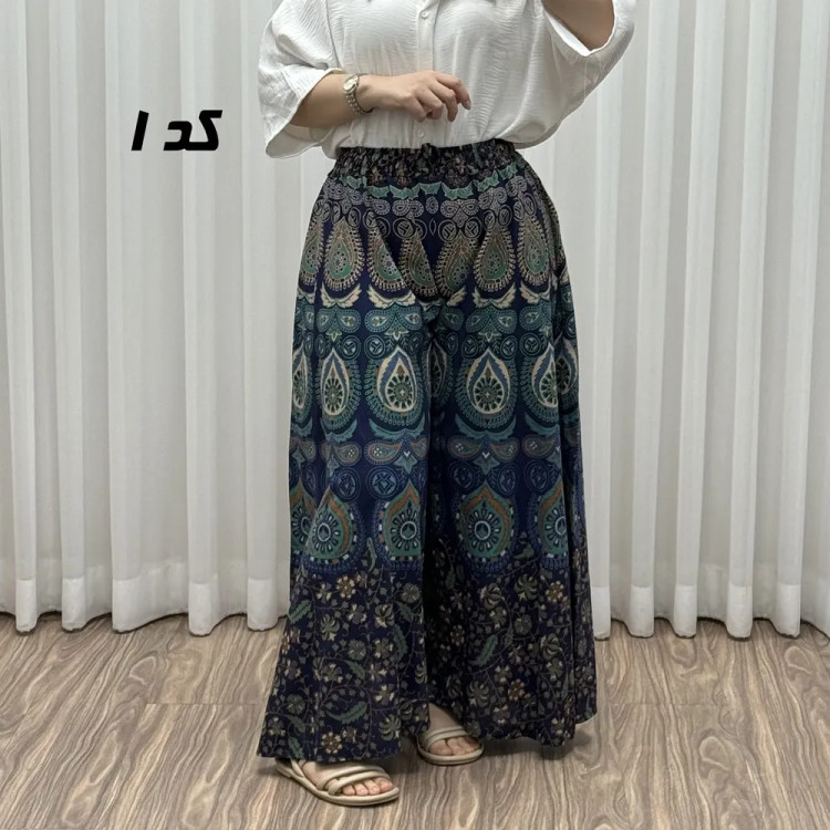 دامن شلواری زنانه مدل اشک فری سایز تا سایز 44 جنس نخ کتان وارداتی چهارفصل بدون چروک و سایه اندازی