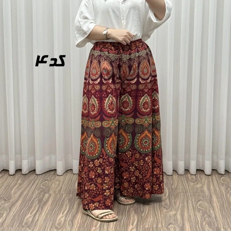 دامن شلواری زنانه مدل اشک فری سایز تا سایز 44 جنس نخ کتان وارداتی چهارفصل بدون چروک و سایه اندازی