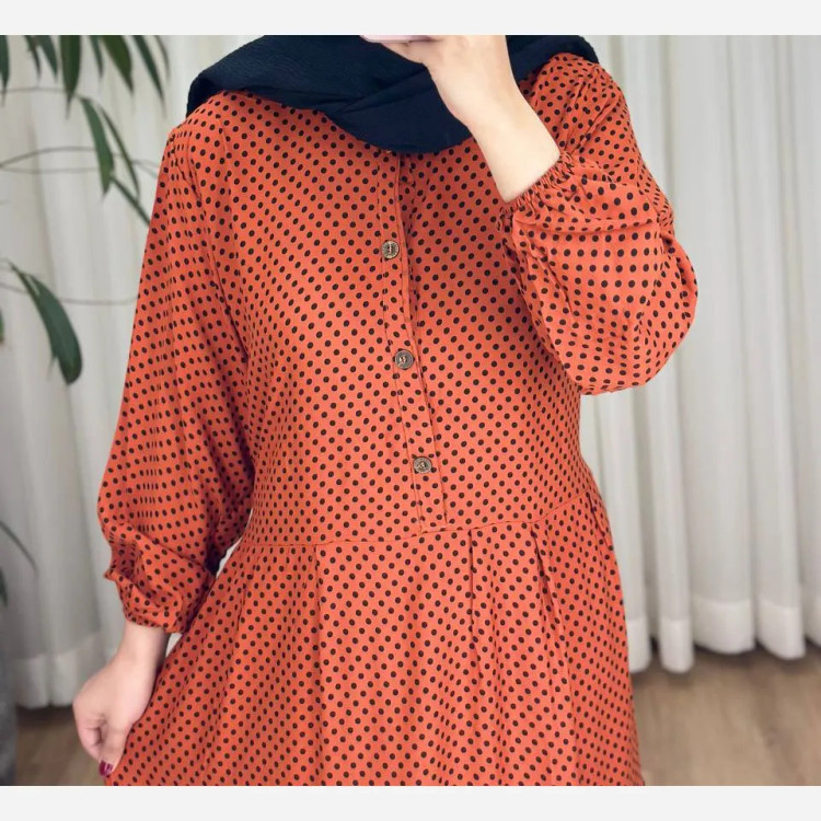 پیراهن نخی آلمان فری سایز تا 46 زنانه شیک و راحت چهارفصل بنددار