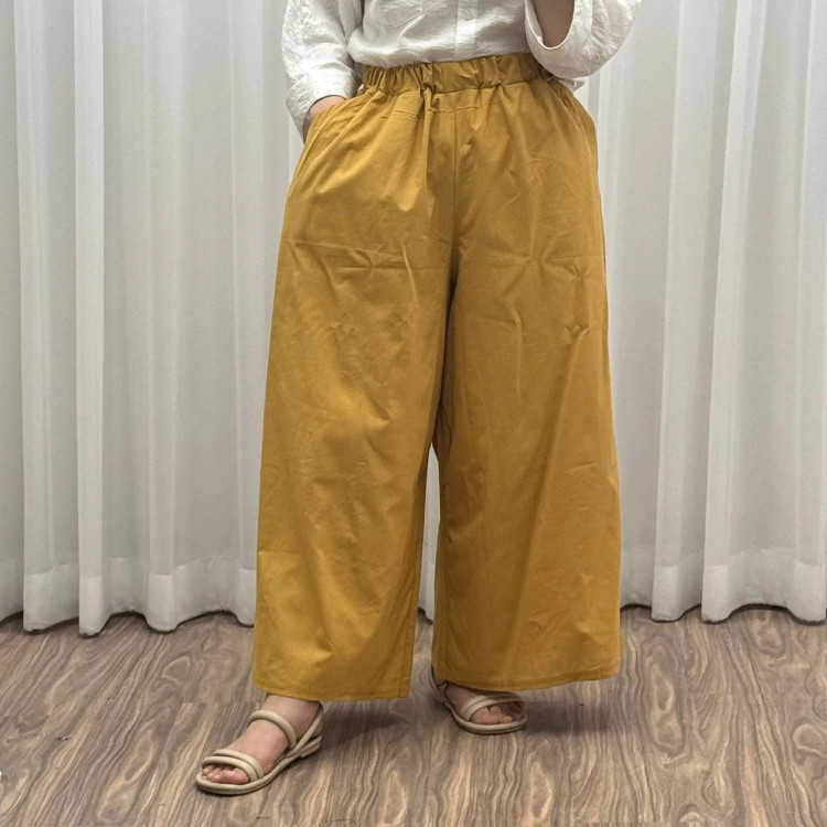 دامن شلوار لنین قواره لش فری سایز تا 48 قد 96 سانتیمتر تنخور شیک و راحت چهارفصل زنانه دخترانه