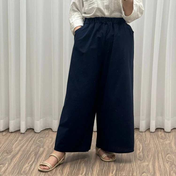 دامن شلوار لنین قواره لش فری سایز تا 48 قد 96 سانتیمتر تنخور شیک و راحت چهارفصل زنانه دخترانه