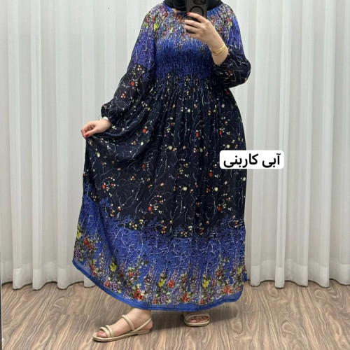 پیراهن کریشه گلریز فری سایز زنانه تا سایز 52 تنخور شیک و راحت چهارفصل بدون آبرفت و رنگ رفت