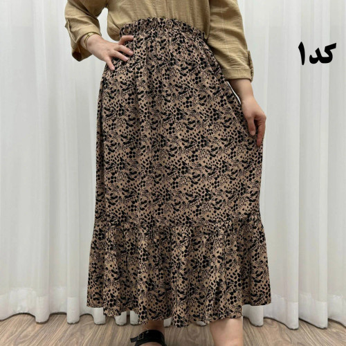 دامن نخی خارجی مدل پری فری سایز تا 48 قد 91 سانتیمتر بدون آبرفت و رنگرفت