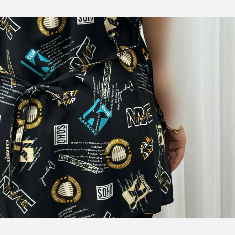 تیشرت نخی تایلندی فری سایز زنانه کد 700 تن خور شیک و راحت مناسب تا سایز 48