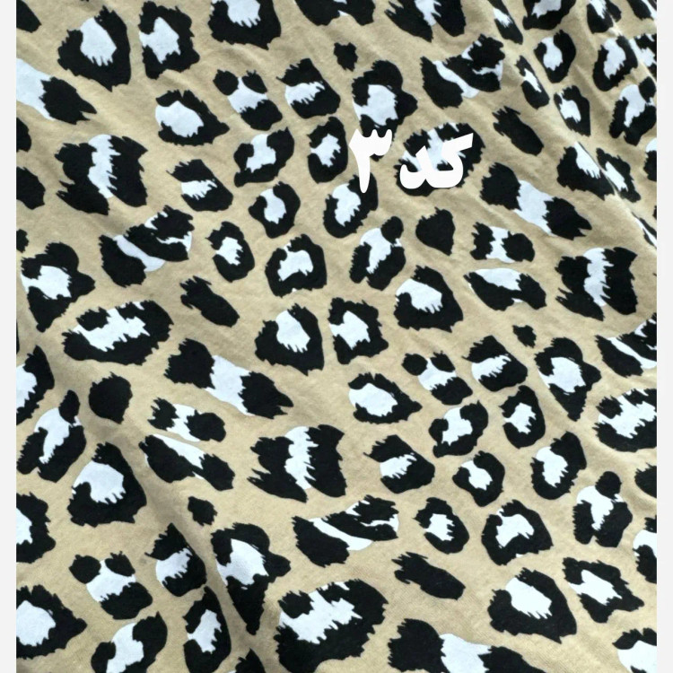 تیشرت پلنگی H&M سایزبندی کامل S تا XXXL آبرفت و رنگ رفت ندارد