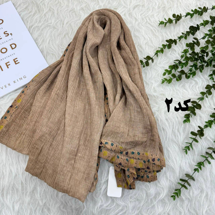 شال ساده وارداتی کد 983 بدون آبرفت و رنگ رفت و چروک