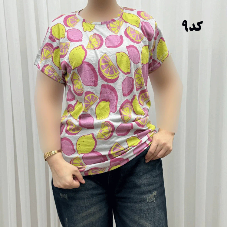 تیشرت طرحدار H&M کد 1170 آبرفت و رنگ رفت ندارد چروک نمیشود سایزبندی کامل S تا XXXL