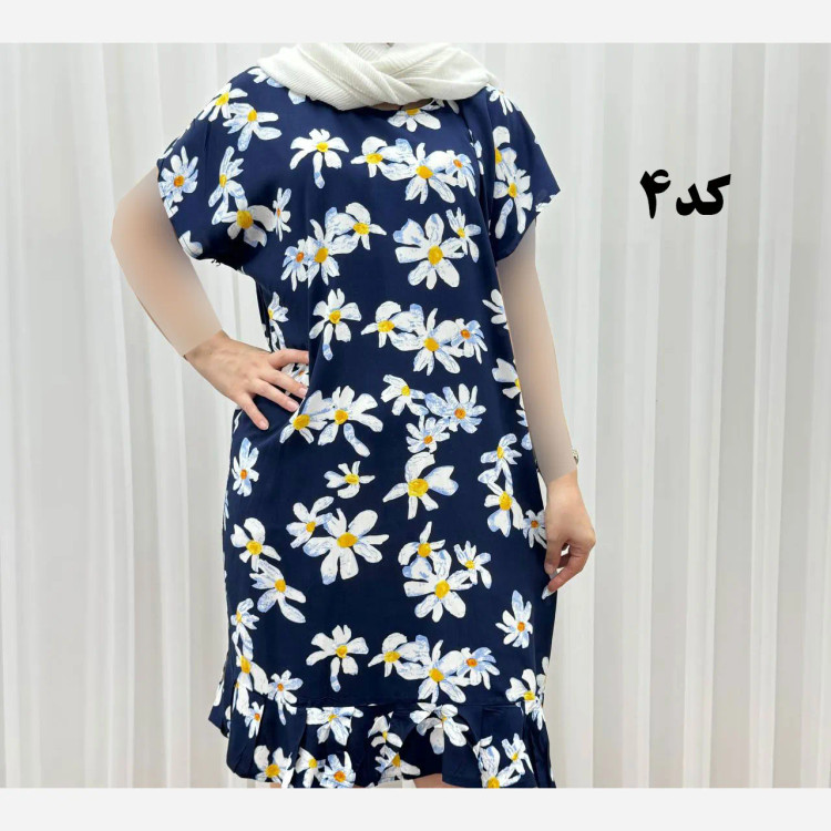 پیراهن نخی شسته شده فری سایز مناسب تا سایز 50 چهارفصل تن خور شیک و راحت بدون آبرفت و رنگ رفت