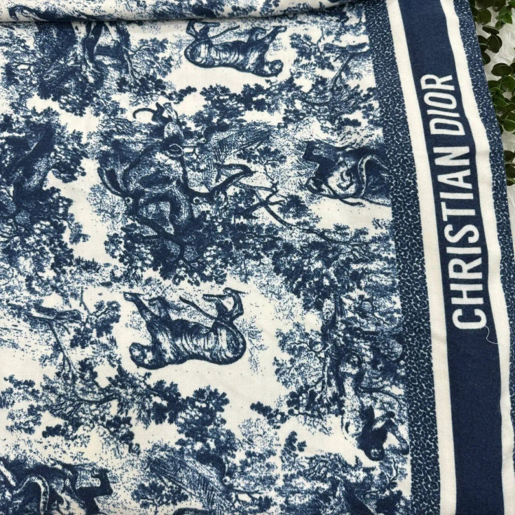 شال موهر کریستین دیور کد 1344 قواره 200x72 سانتیمتر بدون آبرفت و رنگ رفت