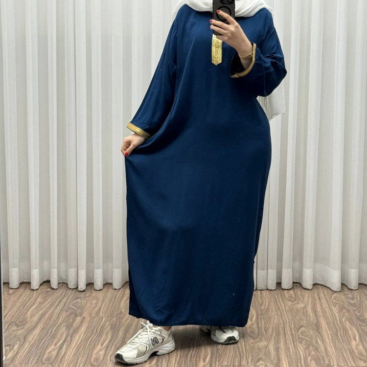 پیراهن ساحلی نخی شسته شده فری سایز زنانه تا سایز 52 کمربنددار بدون آبرفت و رنگ رفت