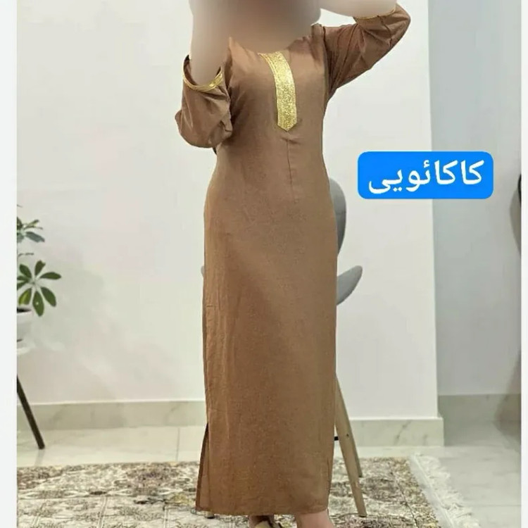 پیراهن ساحلی نخی شسته شده فری سایز زنانه تا سایز 52 کمربنددار بدون آبرفت و رنگ رفت