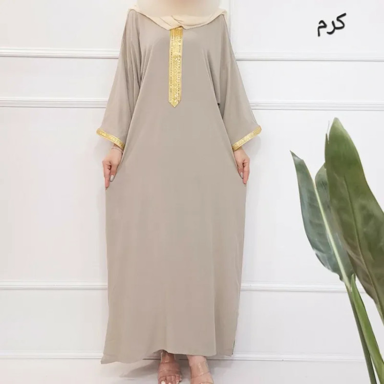 پیراهن ساحلی نخی شسته شده فری سایز زنانه تا سایز 52 کمربنددار بدون آبرفت و رنگ رفت