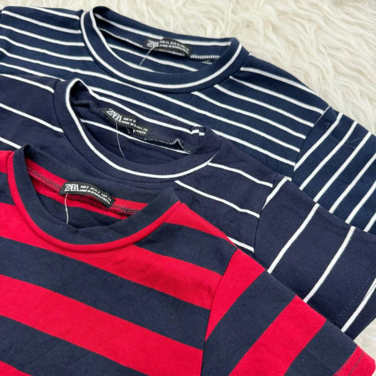 کراپ راه راه کبریتی چهارفصل زنانه دخترانه تنخور شیک سایز S M L XL XXL