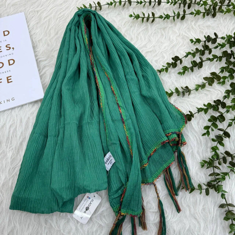 شال برشکا ساده وارداتی کد 988 بدون آبرفت و رنگ رفت