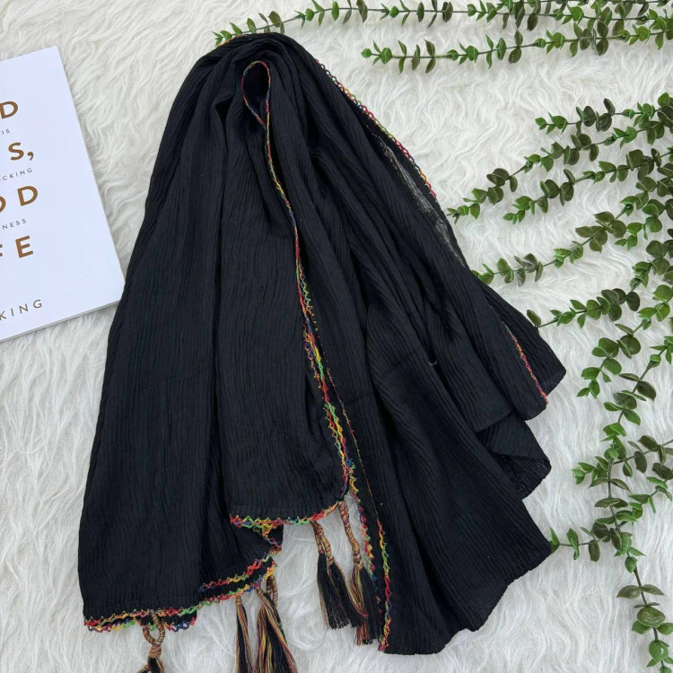 شال برشکا ساده وارداتی کد 988 بدون آبرفت و رنگ رفت