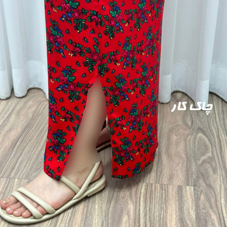 پیراهن نخی ترکمنستان گل نقلی فری سایز تا 54 چهارفصل شیک و راحت طلوبند دار