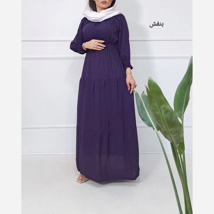 پیراهن ساحلی نخی طرح فرح فری سایز تا 48 قد 138 دور سینه 110 بدون آبرفت و رنگ رفت