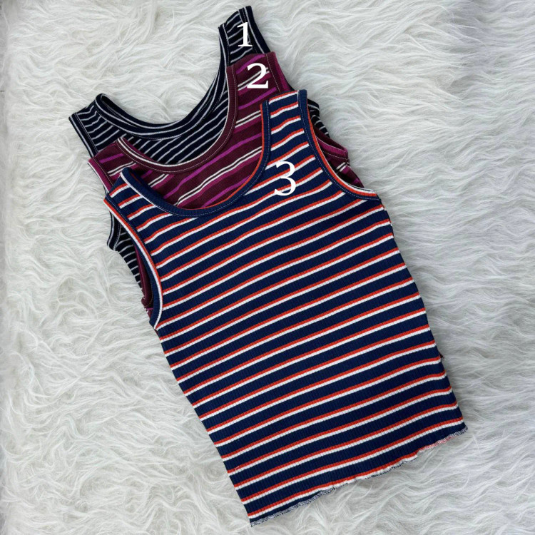 تاپ راه راه کبریتی زنانه چهارفصل تنخور شیک سایزبندی کامل