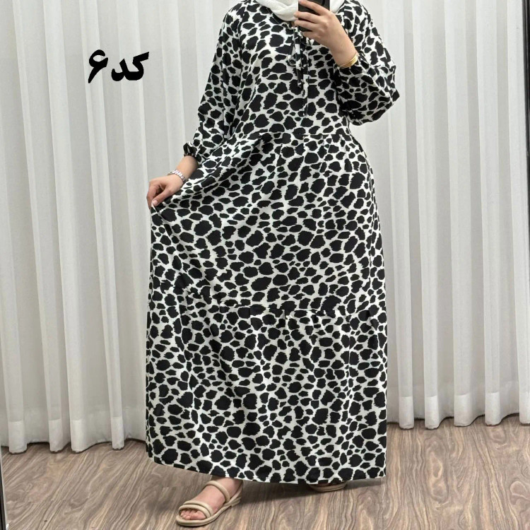 پیراهن ساحلی بوگاتی فری سایز تا 48 شیک و راحت چهارفصل زنانه و دخترانه بدون بدن نما کمربند دار