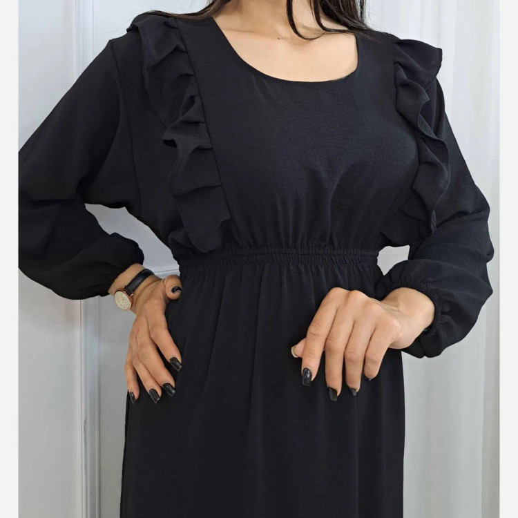 پیراهن ساحلی زارا فری سایز ابر باد زنانه تا سایز 48 چهارفصل شیک و راحت بدون بدن نما