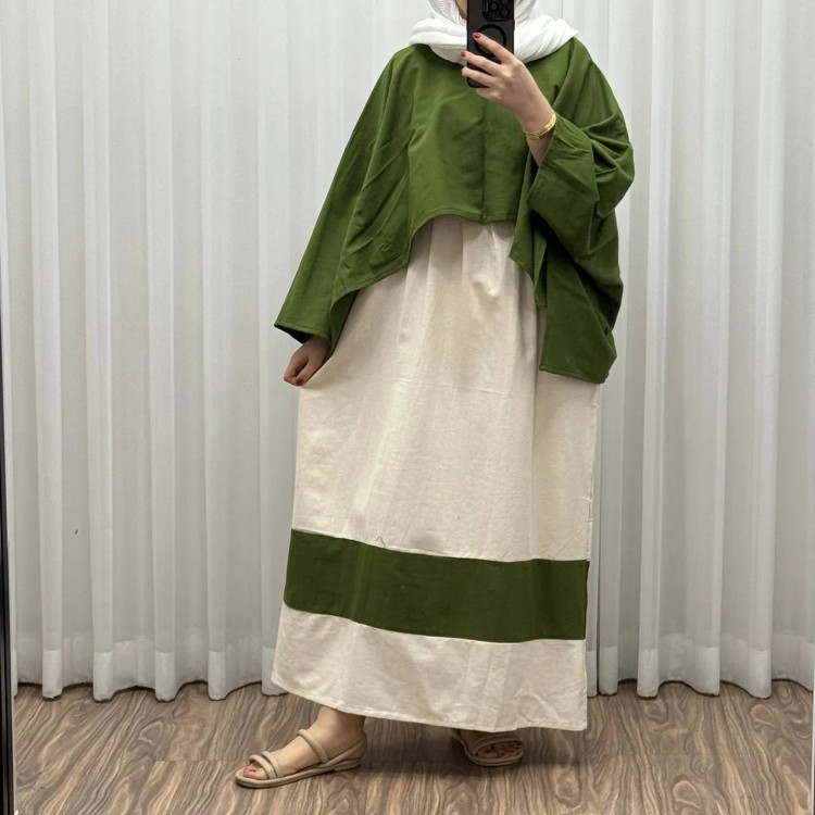 سارافون لنین فری سایز تا 48 شسته شده تنخور شیک و راحت چهارفصل زنانه دخترانه بدون سایه انداختن