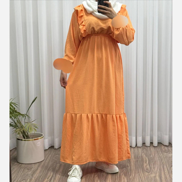 پیراهن ساحلی زارا فری سایز ابر باد زنانه تا سایز 48 چهارفصل شیک و راحت بدون بدن نما