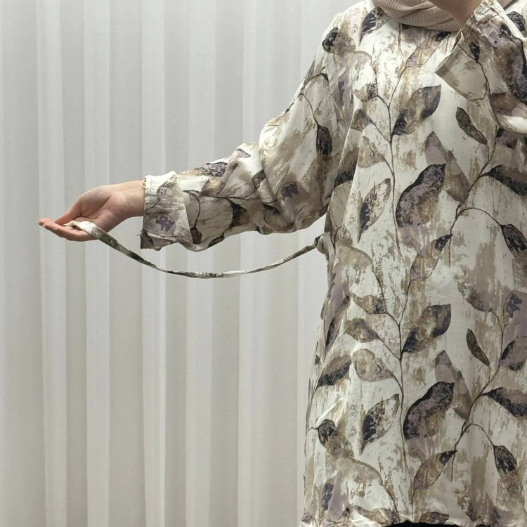 تونیک کرپ فلورینا کد 1451 فری سایز تا 52 چهارفصل زنانه دخترانه راحت بدون آبرفت و رنگ رفت