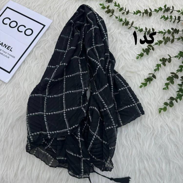شال چهارخانه سوپرنخ اعلا قواره بزرگ 200×75 زنانه بدون آبرفت و چروک