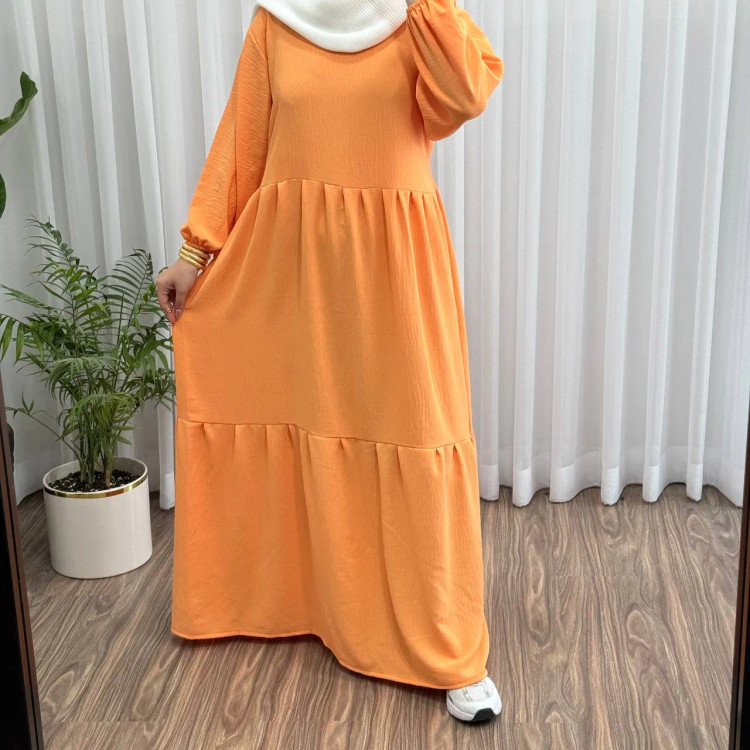 پیراهن ساحلی زنانه دریا مدل آیدا جنس ابروباد فری سایز مناسب تا سایز 48 قد 135 چروک نمیشود سایه نمیندازد