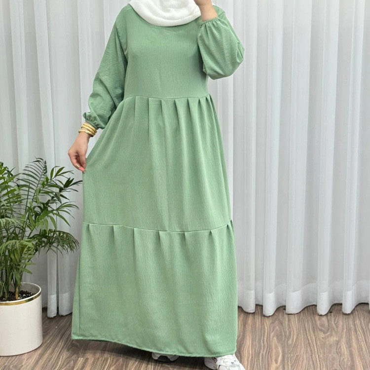 پیراهن ساحلی زنانه دریا مدل آیدا جنس ابروباد فری سایز مناسب تا سایز 48 قد 135 چروک نمیشود سایه نمیندازد