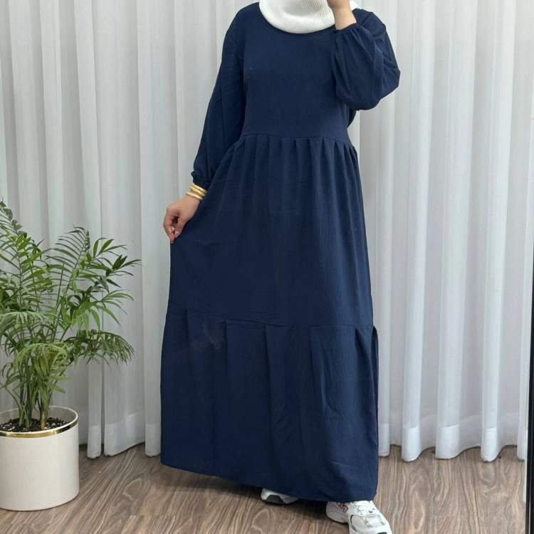 پیراهن ساحلی زنانه دریا مدل آیدا جنس ابروباد فری سایز مناسب تا سایز 48 قد 135 چروک نمیشود سایه نمیندازد