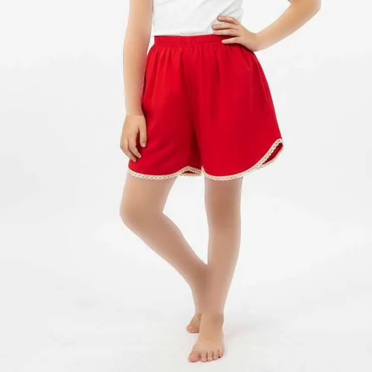 شلوارک نخی خانگی فری سایز زنانه کد 1503 تن خور شیک و راحت چهارفصل بدون بدن نما