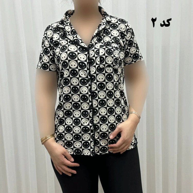 لباس خواب جلو باز زنانه وارداتی کد 1163 جنس اسپاندکس و پلی استر چهارفصل راحت