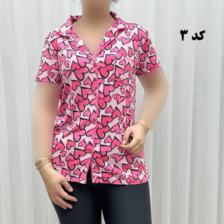 لباس خواب جلو باز وارداتی زنانه کد 1162 سایز S M L اسپاندکس پلی استر چهارفصل راحت بدون آبرفت و رنگ رفت