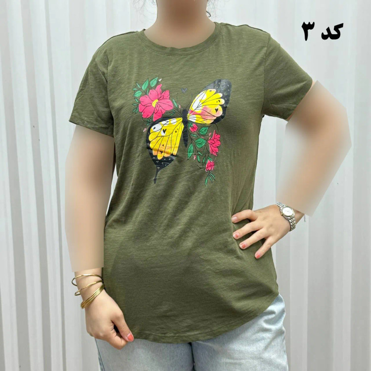 تیشرت طرحدار وارداتی کد 1172 بدون آبرفت و رنگ رفت چروک نمیشود سایزبندی کامل