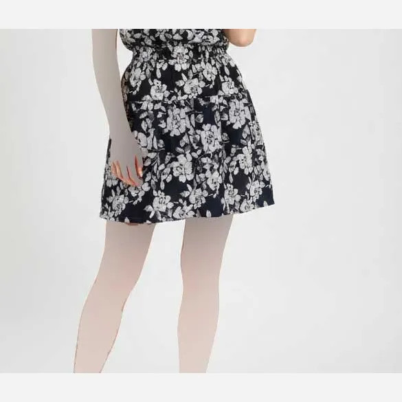 دامنک دخترانه گل یخی نخی فری سایز تا 42 چهارفصل تن خور شیک و راحت