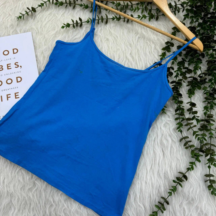 تاپ بندی ساده وارداتی Primark کد 1296 زنانه نخی چهار فصل تن خور شیک و راحت سایز XS تا 2XL