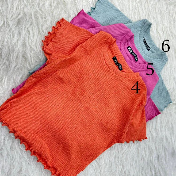 کراپ کبریتی لبه پری کد 1077 زنانه دخترانه چهارفصل تنخور شیک سایزبندی کامل