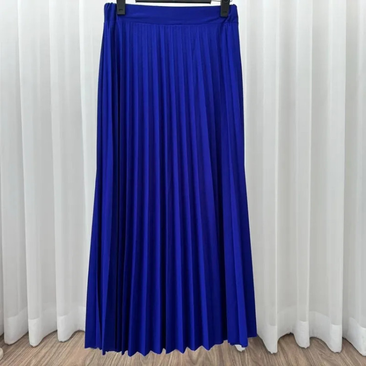 دامن پلیسه زنانه جودون گرم بالا فری سایز (36 تا 46) بدون آستر 6 رنگ