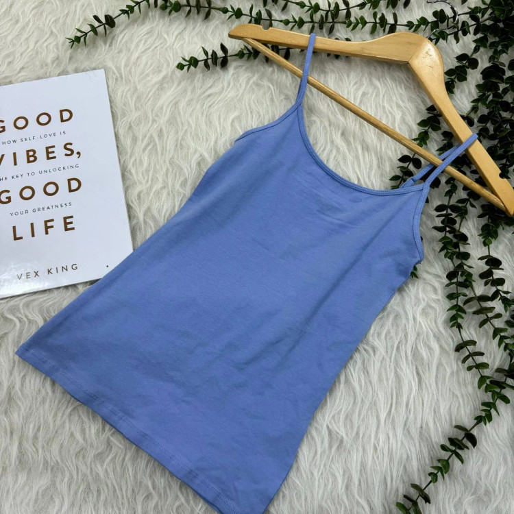 تاپ بندی ساده وارداتی Primark کد 1296 زنانه نخی چهار فصل تن خور شیک و راحت سایز XS تا 2XL