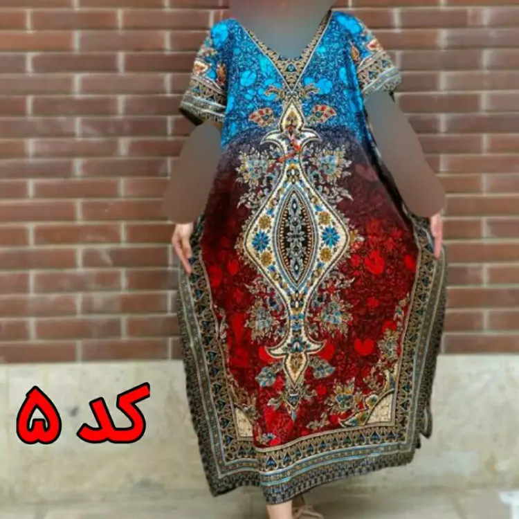 پیراهن سیلک هندی فری سایز تا 54 قد 130 دور سینه 150 کمربنددار چهارفصل شیک راحت بدون آبرفت و رنگ رفت