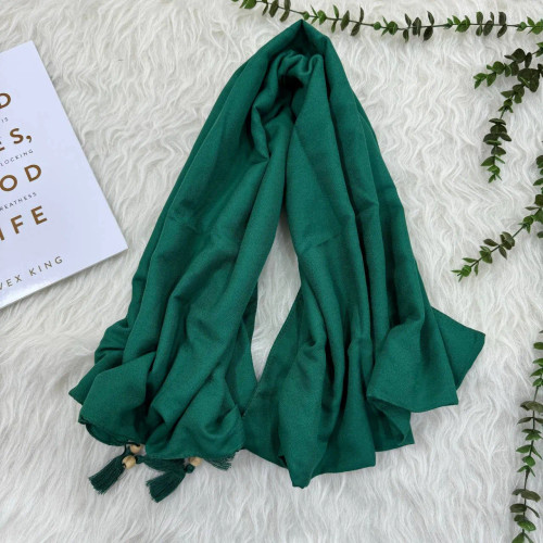 شال نخی ساده زنانه کد 914، بدون آبرفت و رنگ رفت، 200x70 سانت