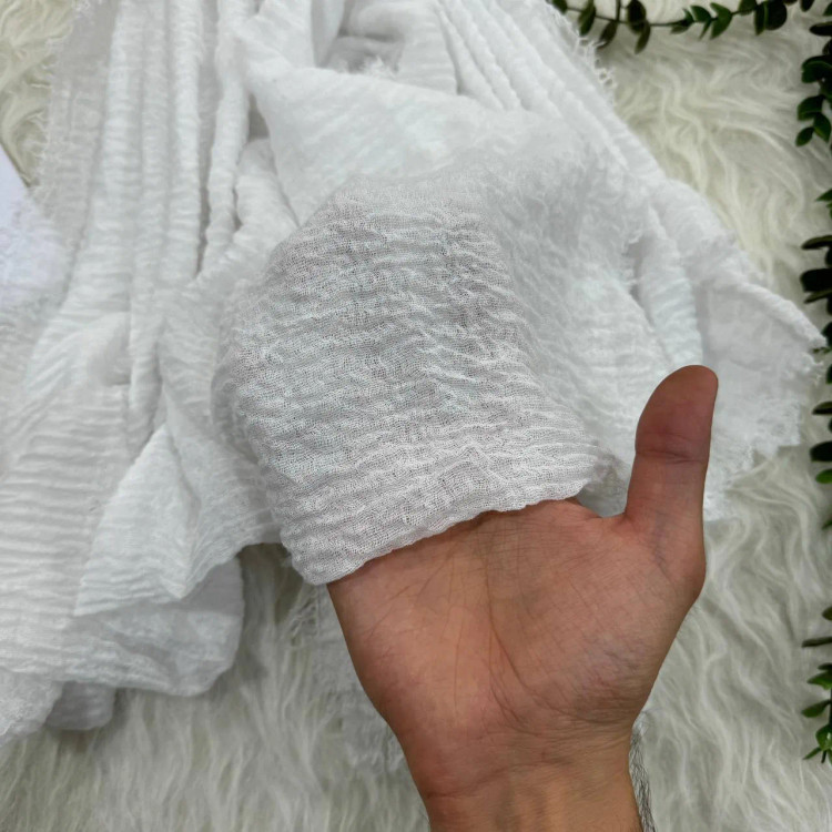 شال نخی وارداتی مدل ساندویچی ساده قواره 180x90 کد 907 بدون آبرفت و رنگ رفت