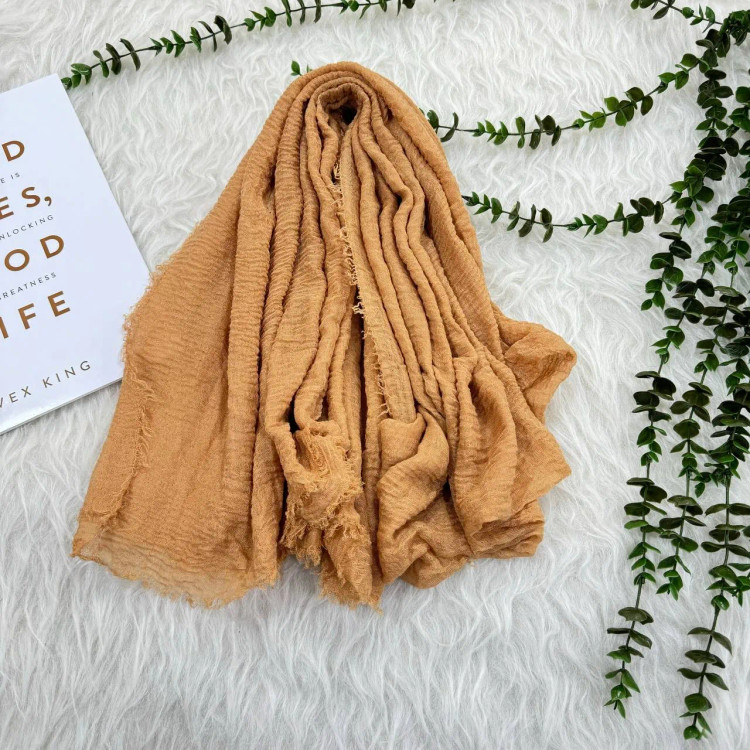 شال نخی وارداتی مدل ساندویچی ساده قواره 180x90 کد 907 بدون آبرفت و رنگ رفت