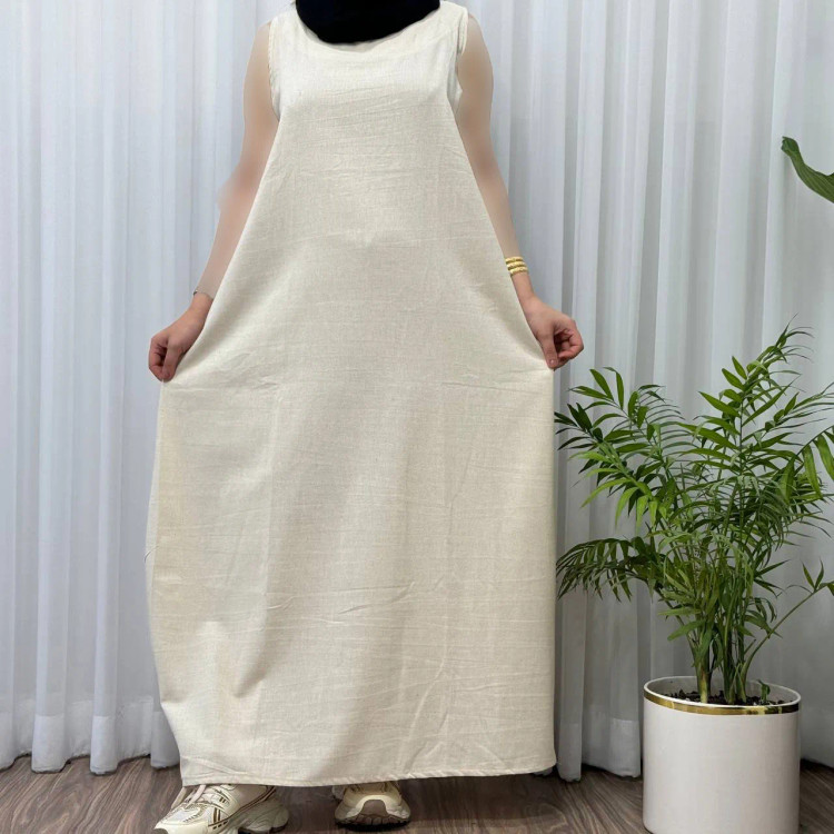 کراپ سارافون نوار گیپور لینن فری سایز مناسب تا سایز 48 تنخور شیک و راحت چهارفصل