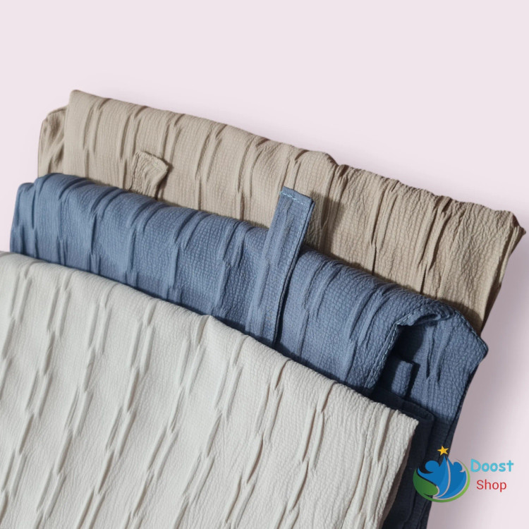 شلوار زنانه آیوا طرح زنجیری بگ فاق بلند سایز 38 تا 48