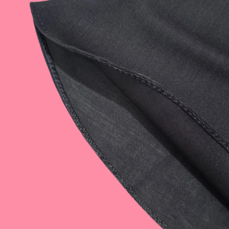 مقنعه مشکی بروجرد قواره 80 خاتون جنس اعلا مناسب روزمره، دانشگاه، مدرسه، اداری