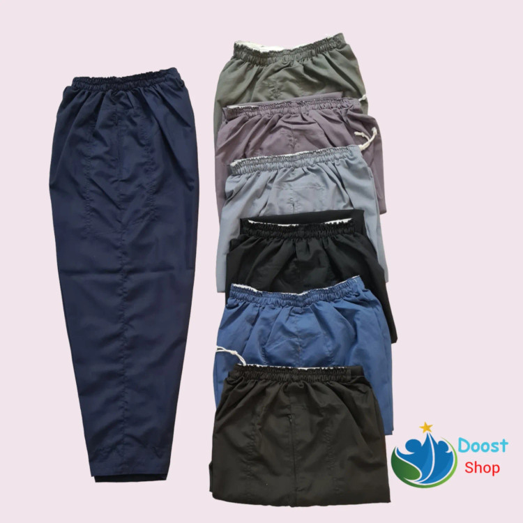 شلوار کردی راحتی مردانه و زنانه تترون سایز 40 تا 50