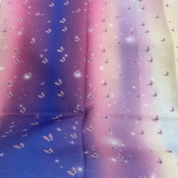 روسری نخ کاستوم طرح رویا قواره بزرگ 140 در 140 مزونی دور چرخ دوز